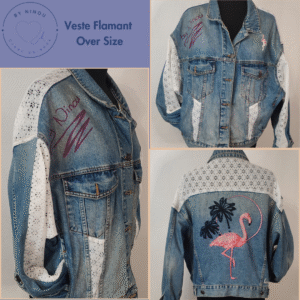 Veste flamant rose